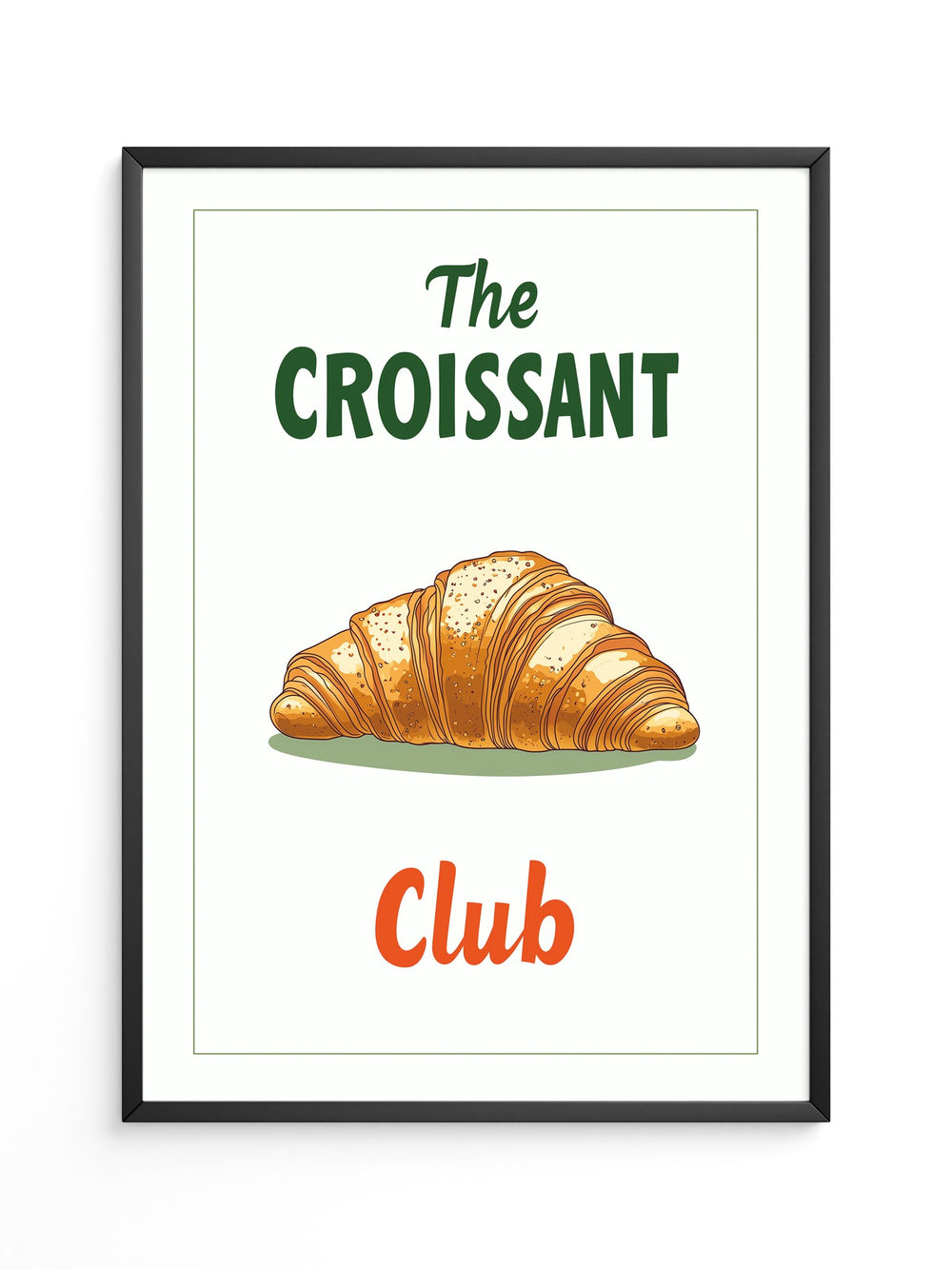 Croissant rustikal Grafik