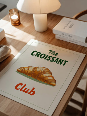 Croissant rustikal Grafik