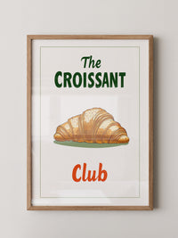 Croissant rustikal Grafik
