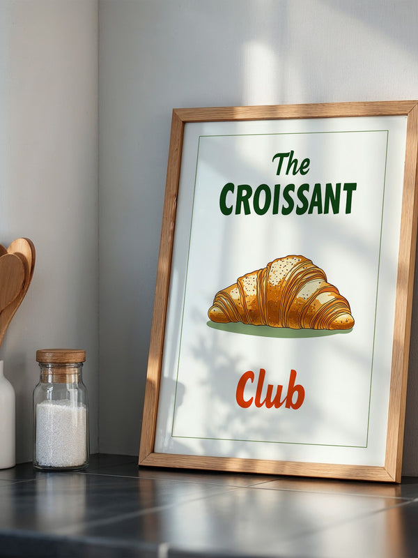 Croissant rustikal Grafik