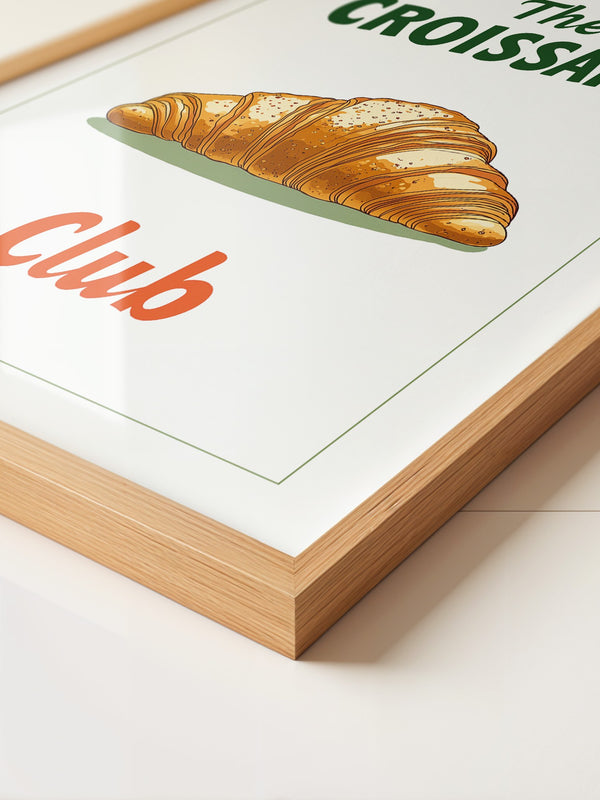 Croissant rustikal Grafik