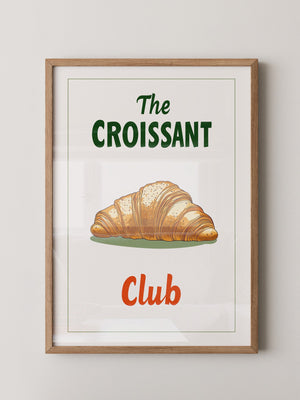 Croissant rustikal Grafik