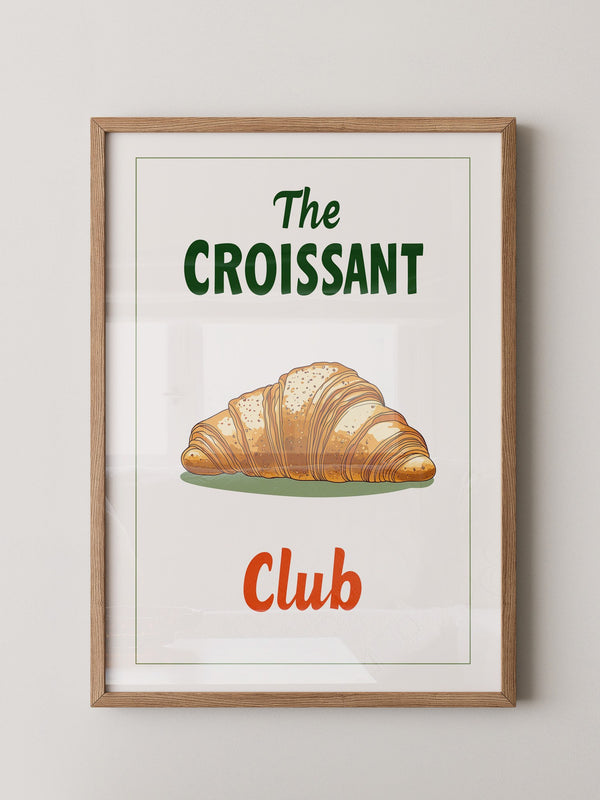 Croissant rustikal Grafik