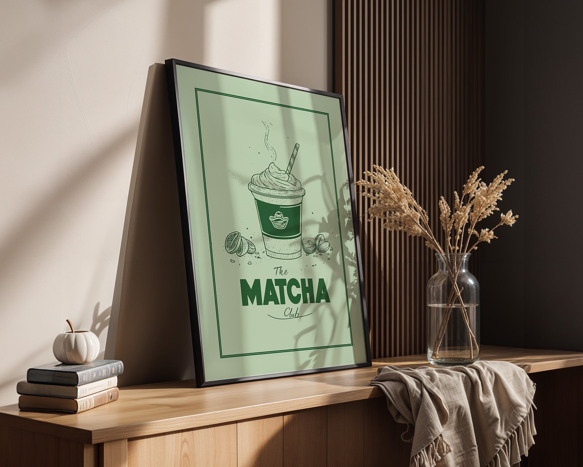 Matcha Becher retrogrün