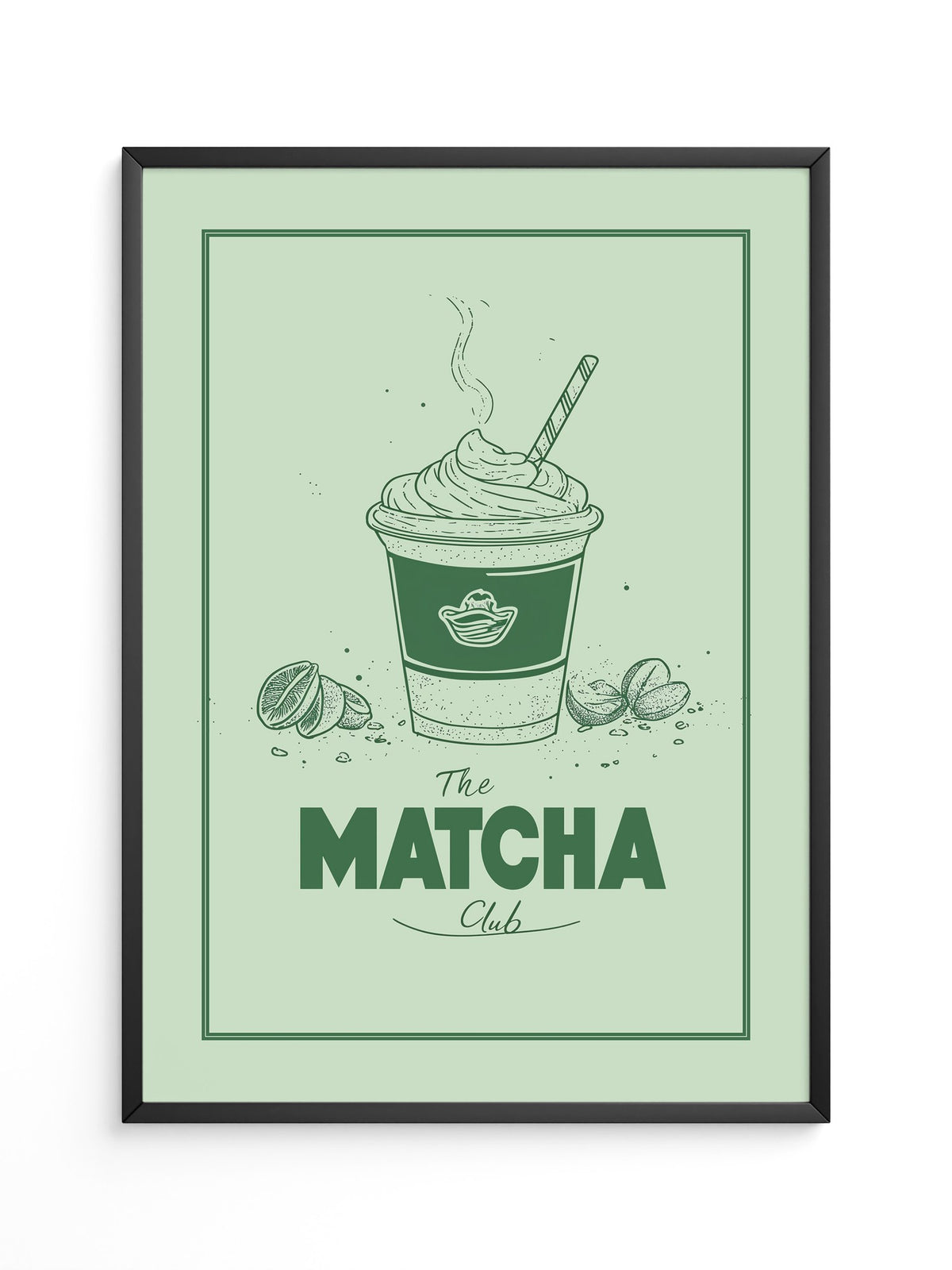 Matcha Becher retrogrün