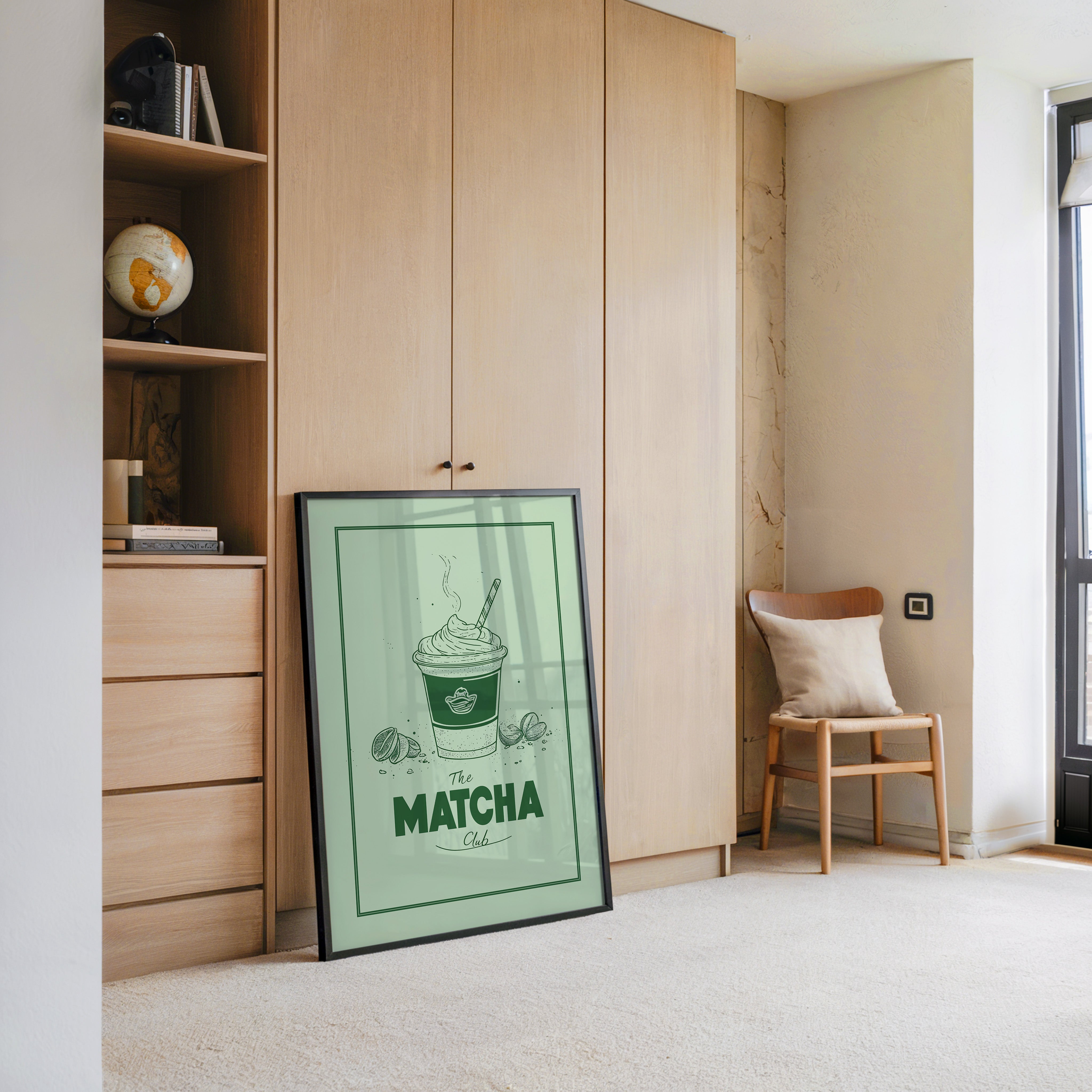 Matcha Becher retrogrün
