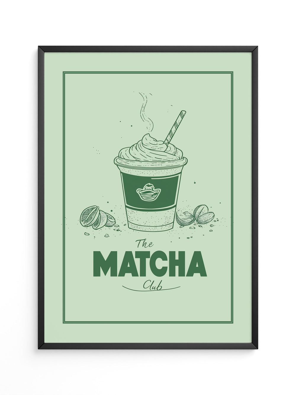 Matcha Becher retrogrün