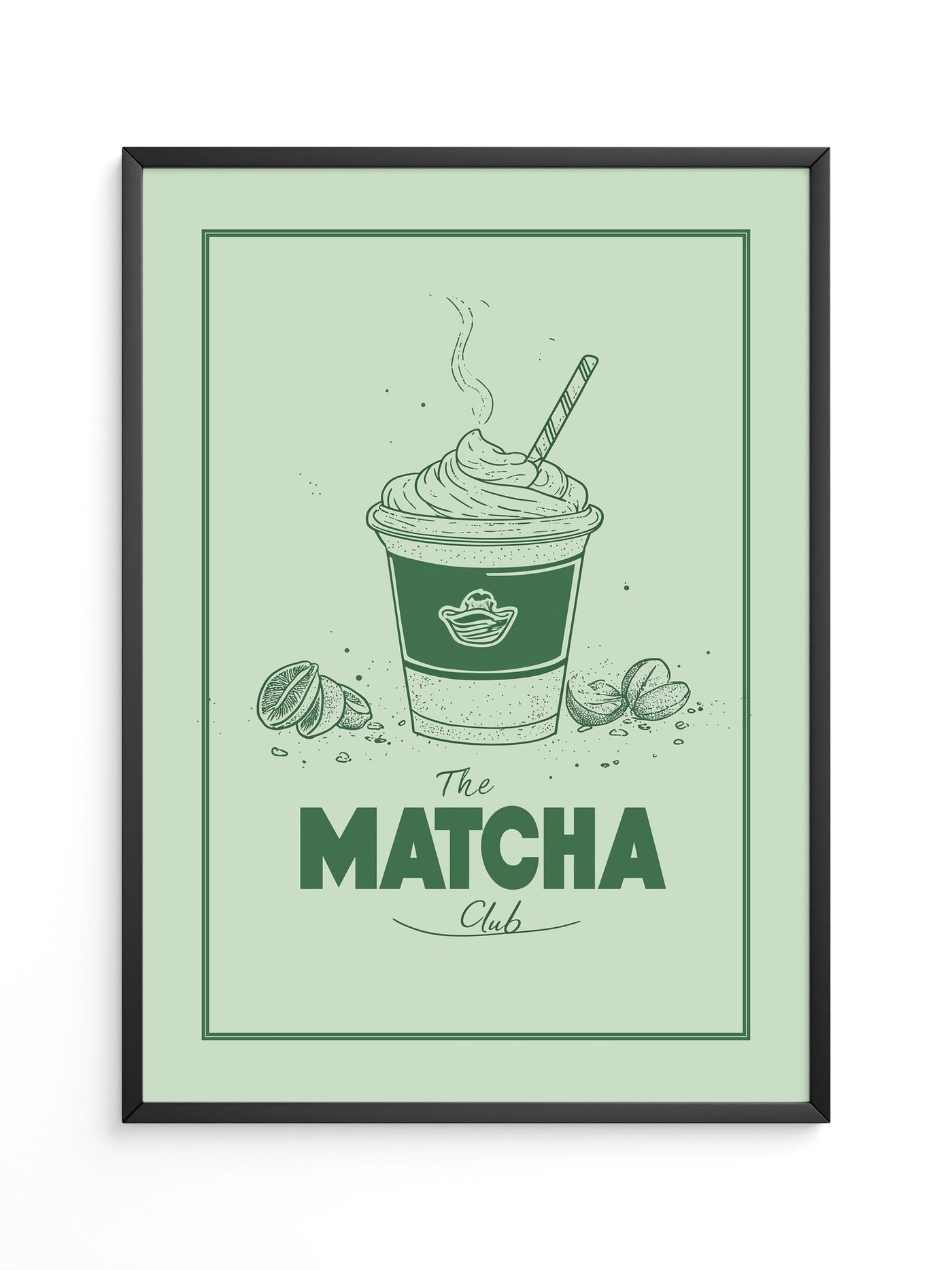 Matcha Becher retrogrün