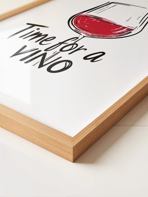 Weinglas Rot Minimalistisch
