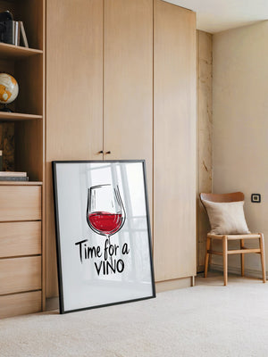 Weinglas Rot Minimalistisch