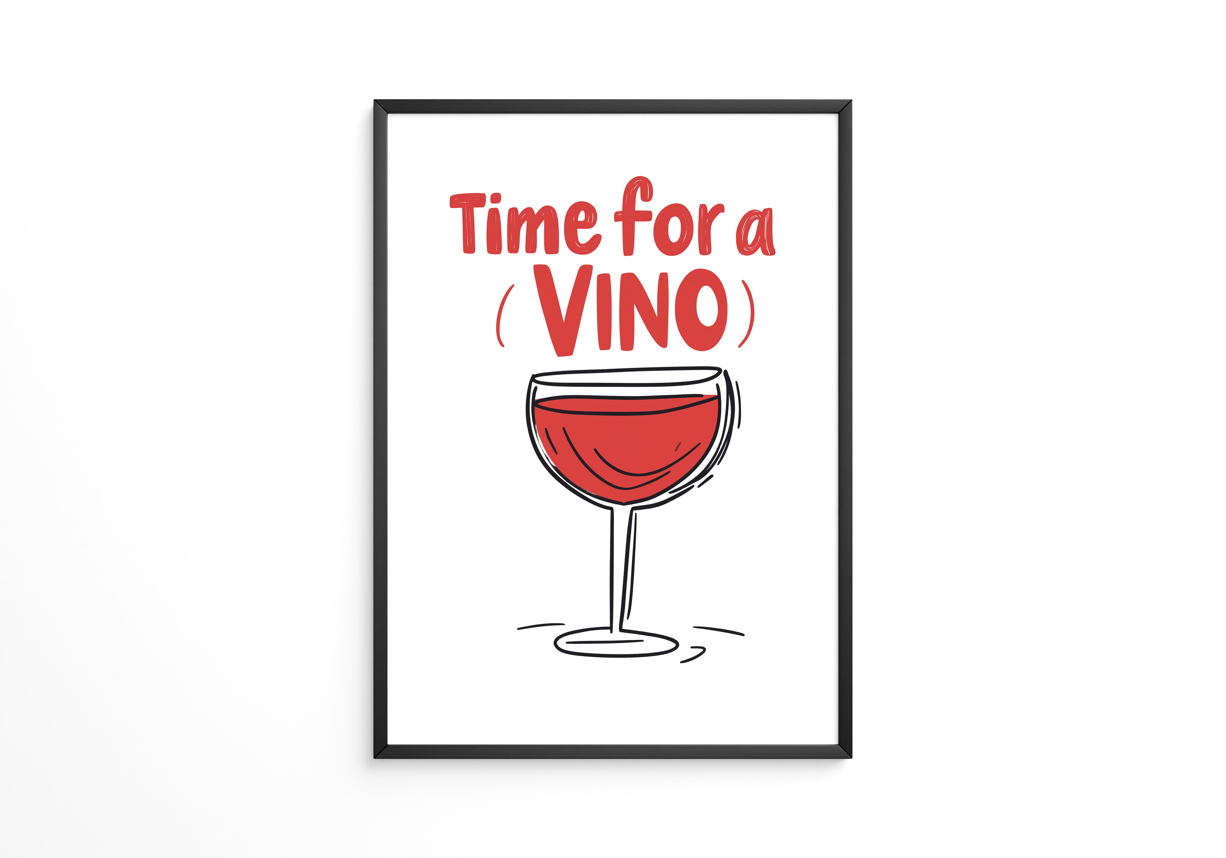 Weinglas Rot Vintage-Stil