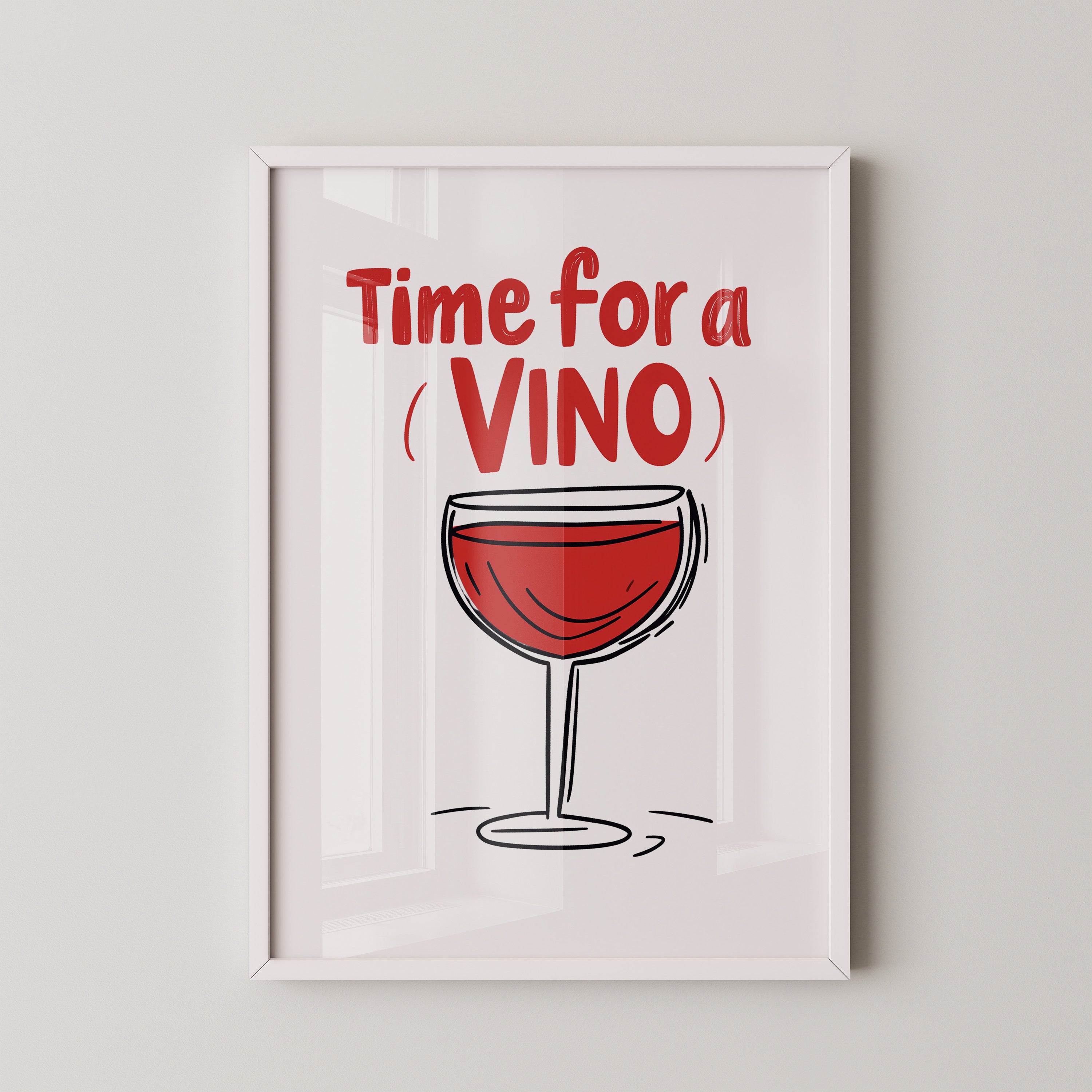 Weinglas Rot Vintage-Stil