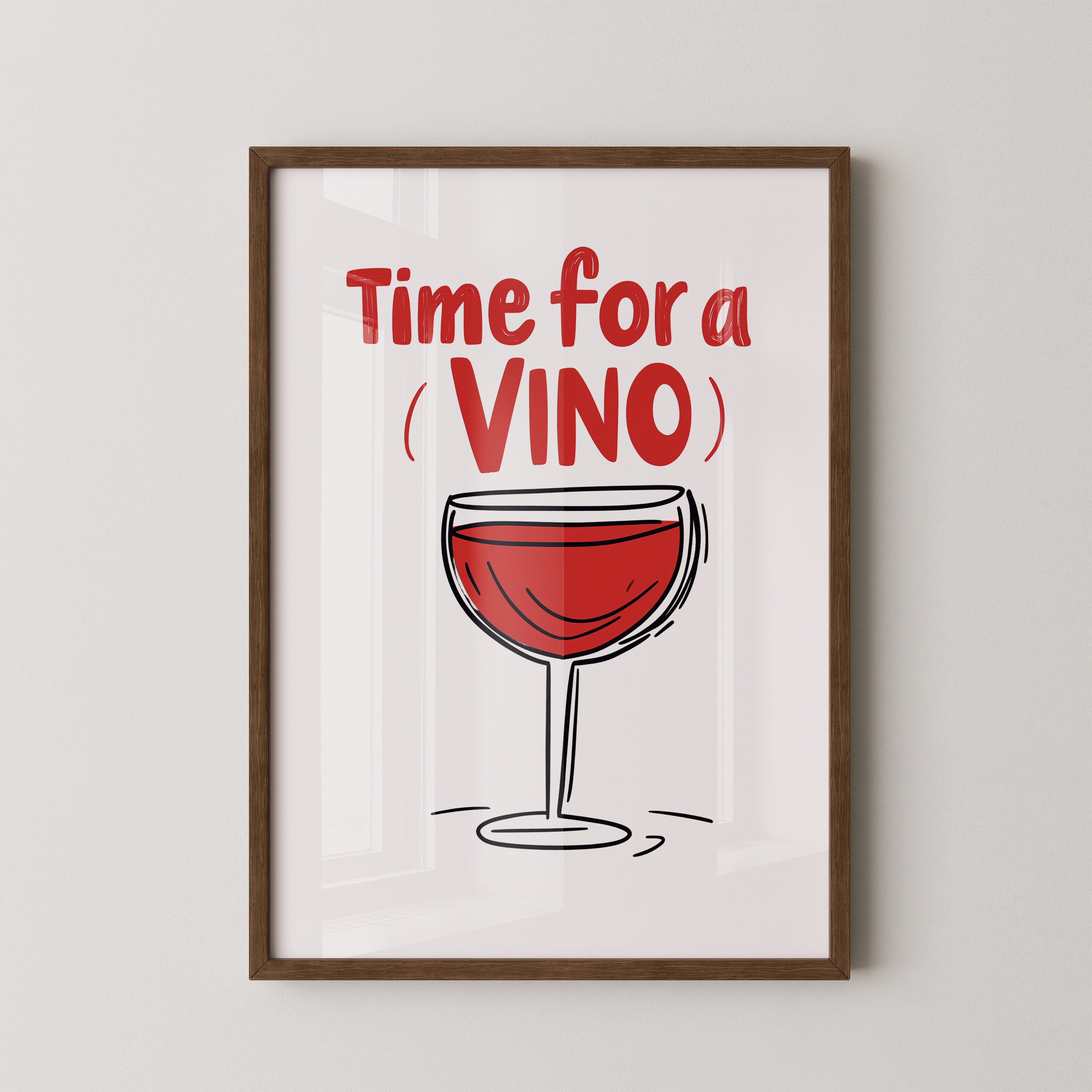 Weinglas Rot Vintage-Stil