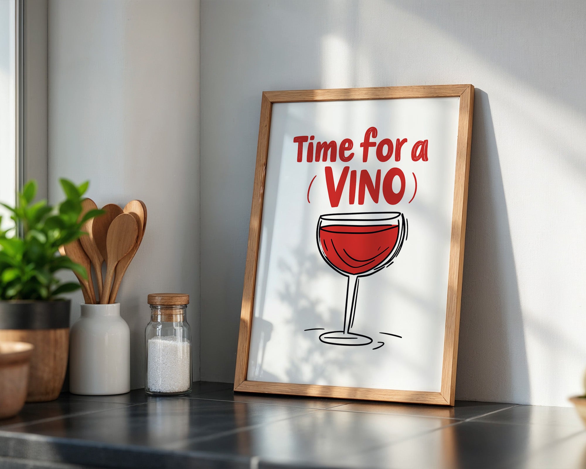 Weinglas Rot Vintage-Stil