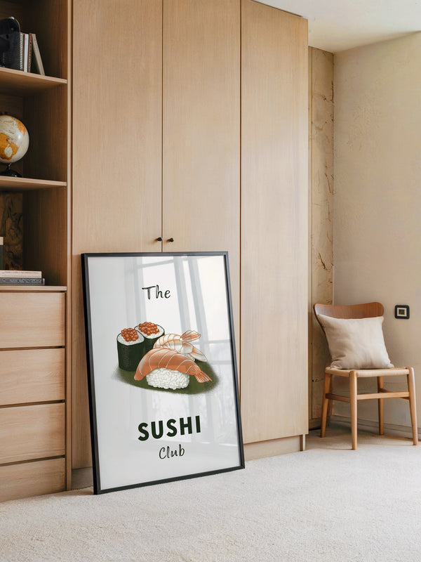 Sushi Komposition Retro Look