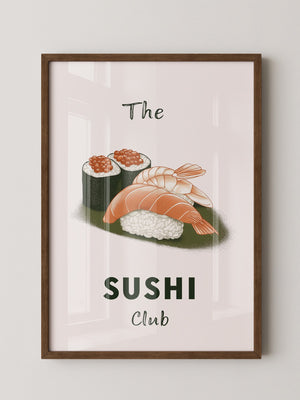 Sushi Komposition Retro Look