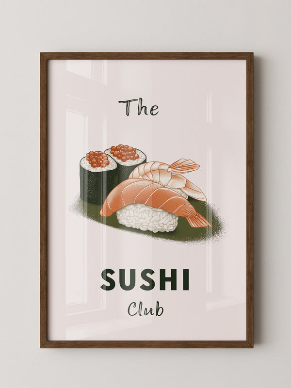 Sushi Komposition Retro Look