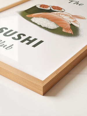 Sushi Komposition Retro Look