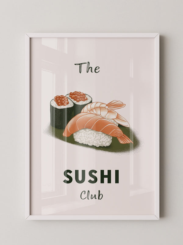 Sushi Komposition Retro Look