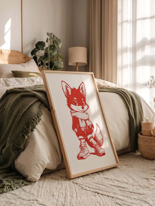 Fuchs Knuddelig Rot Zeichnung