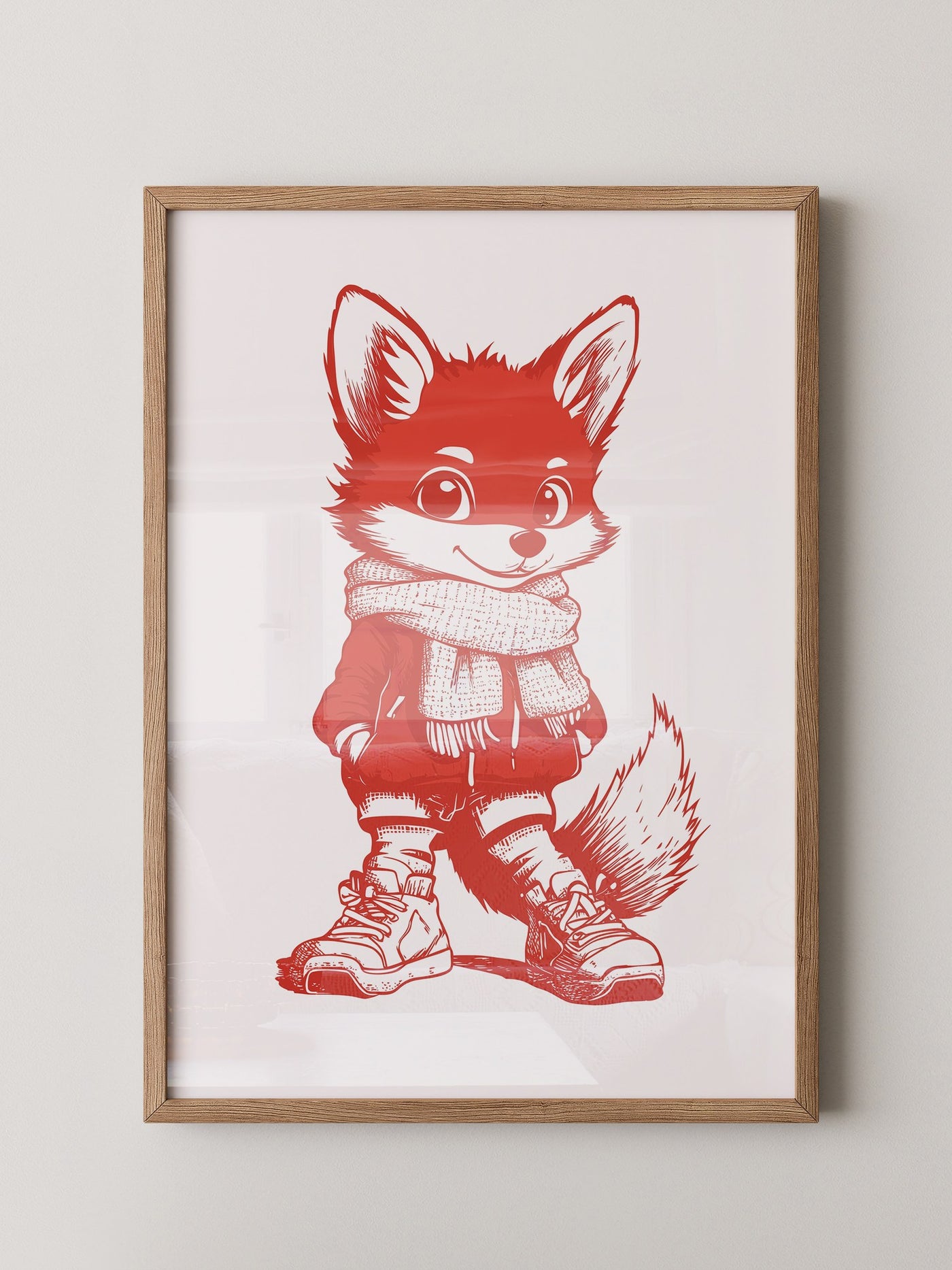 Fuchs Knuddelig Rot Zeichnung