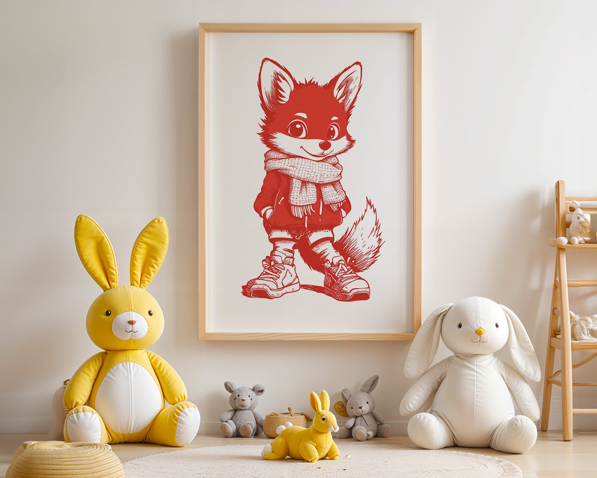 Fuchs Knuddelig Rot Zeichnung