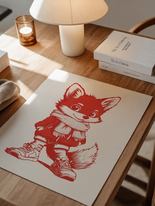 Fuchs Knuddelig Rot Zeichnung