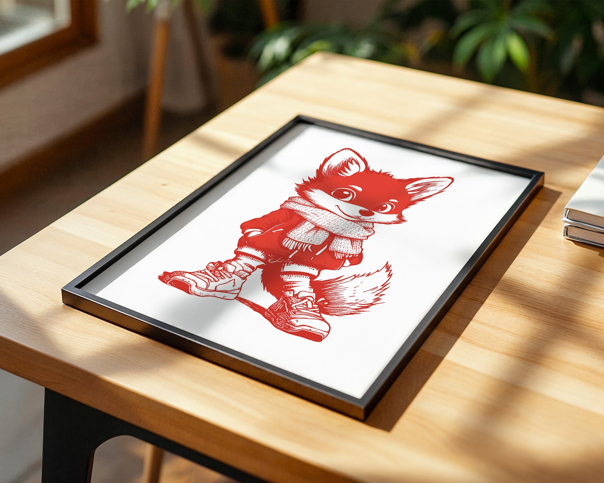 Fuchs Knuddelig Rot Zeichnung