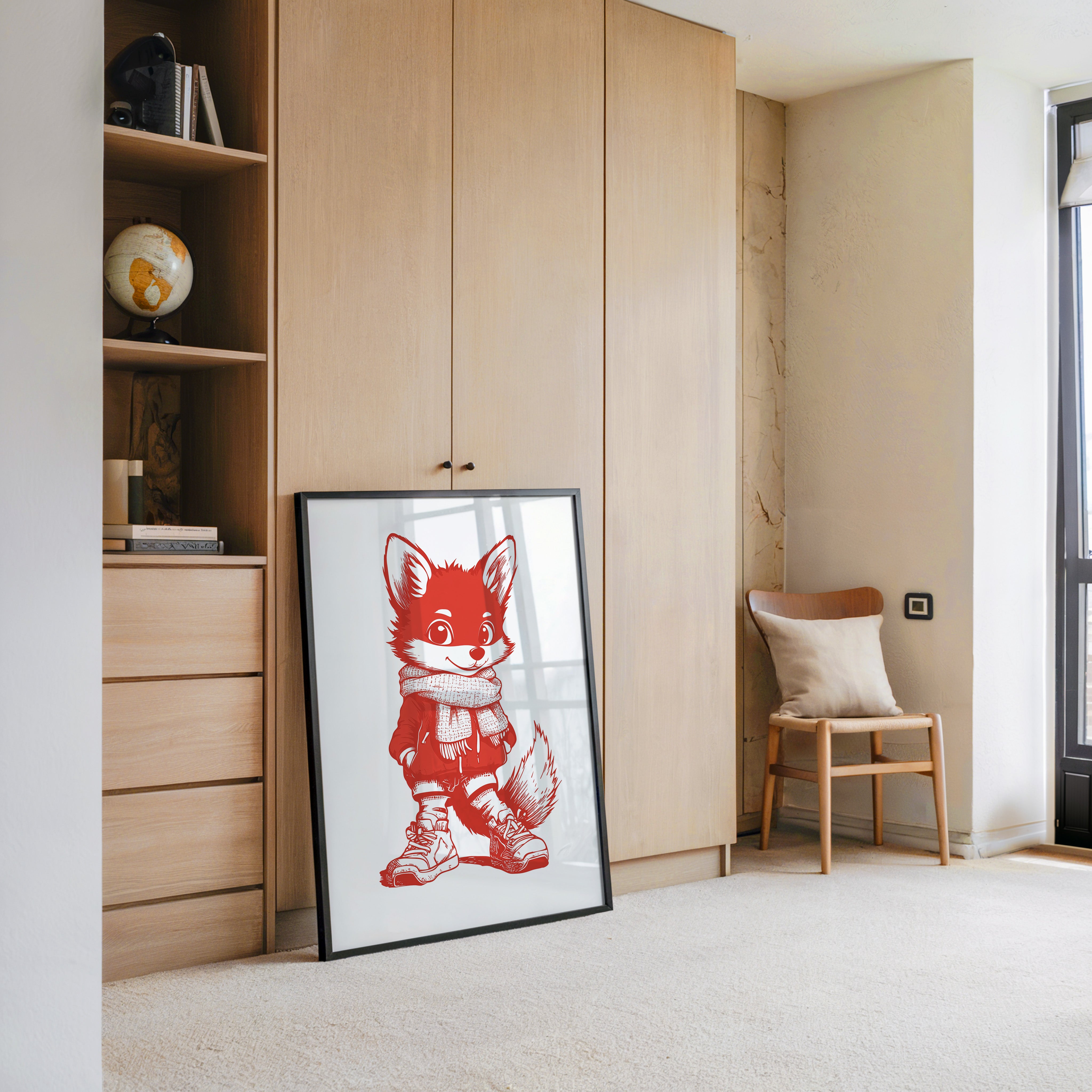 Fuchs Knuddelig Rot Zeichnung