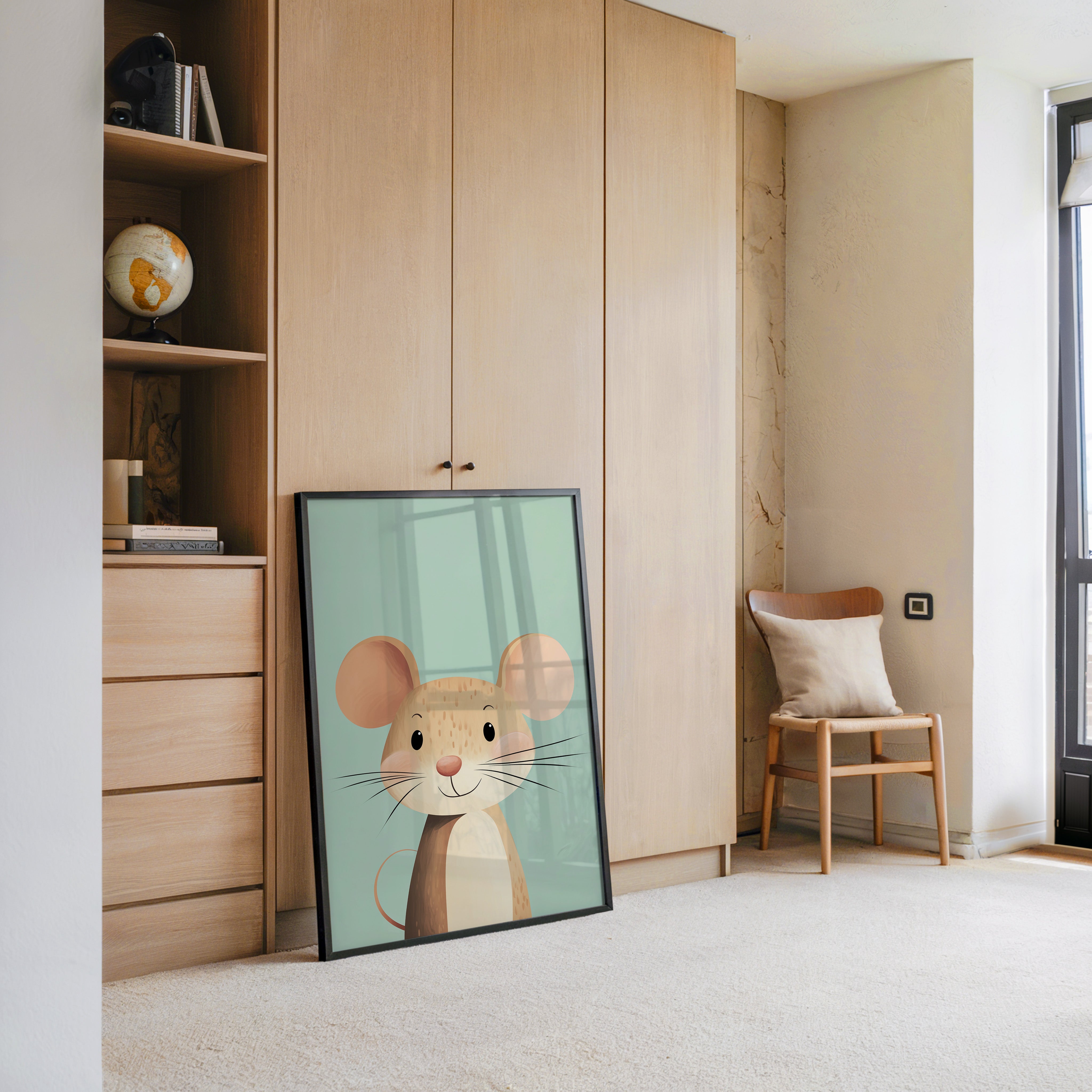 Niedliche Maus Pastellfarben