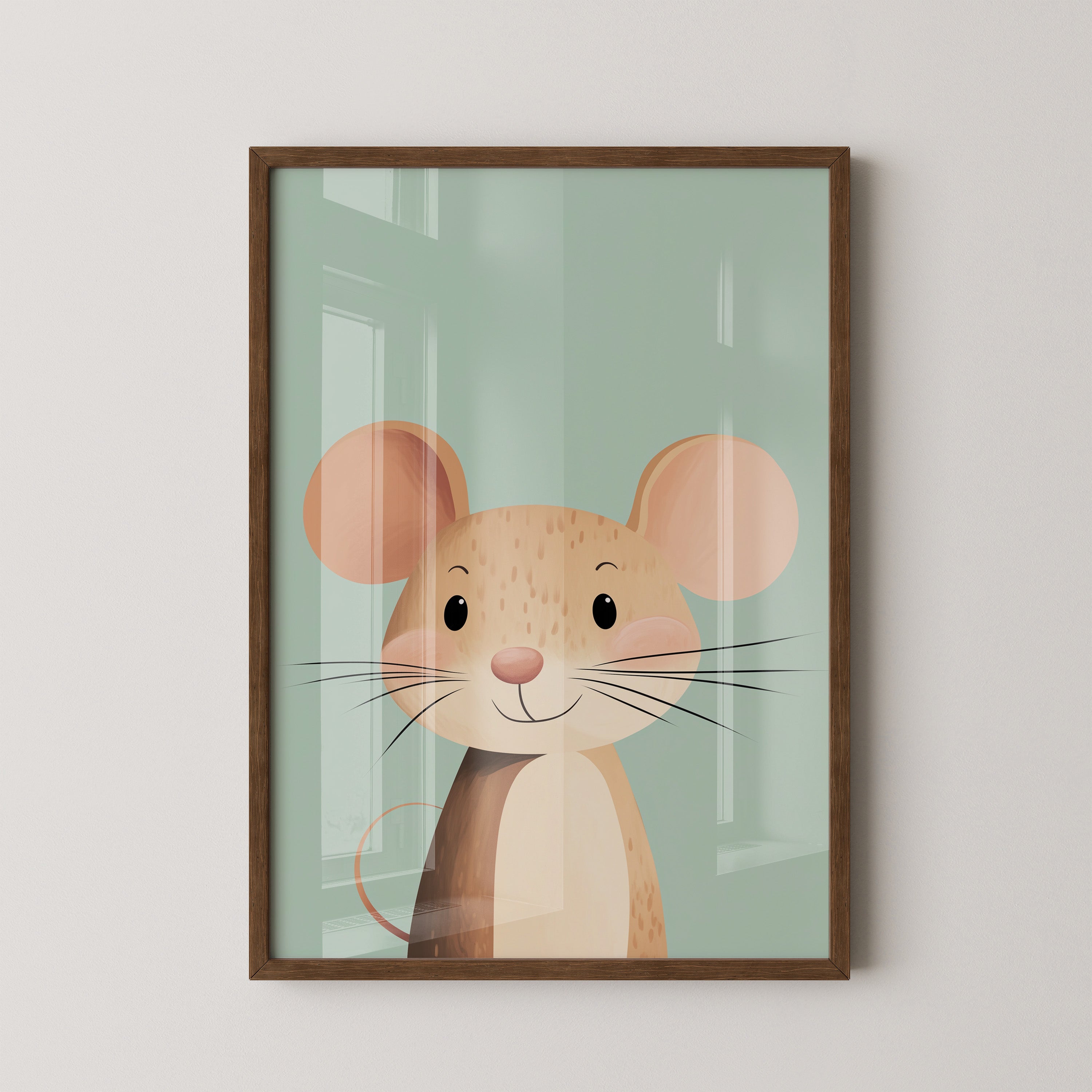 Niedliche Maus Pastellfarben