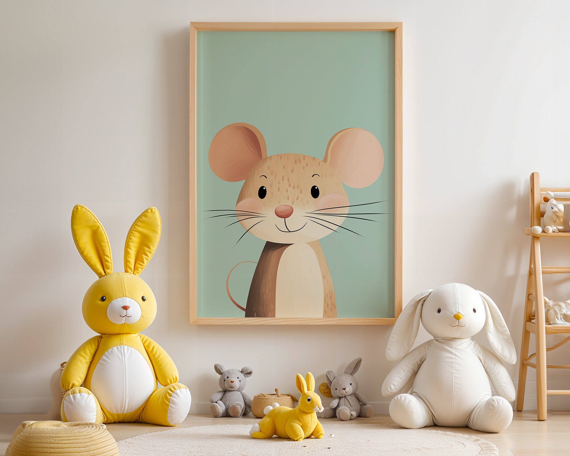 Niedliche Maus Pastellfarben