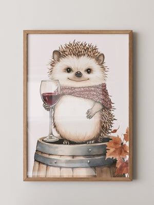 Igel Wein Herbststimmung