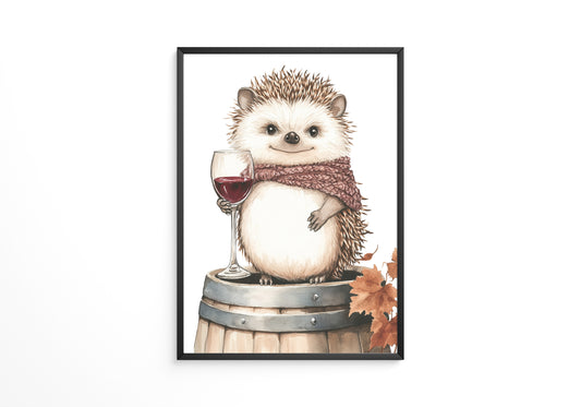 Igel Wein Herbststimmung