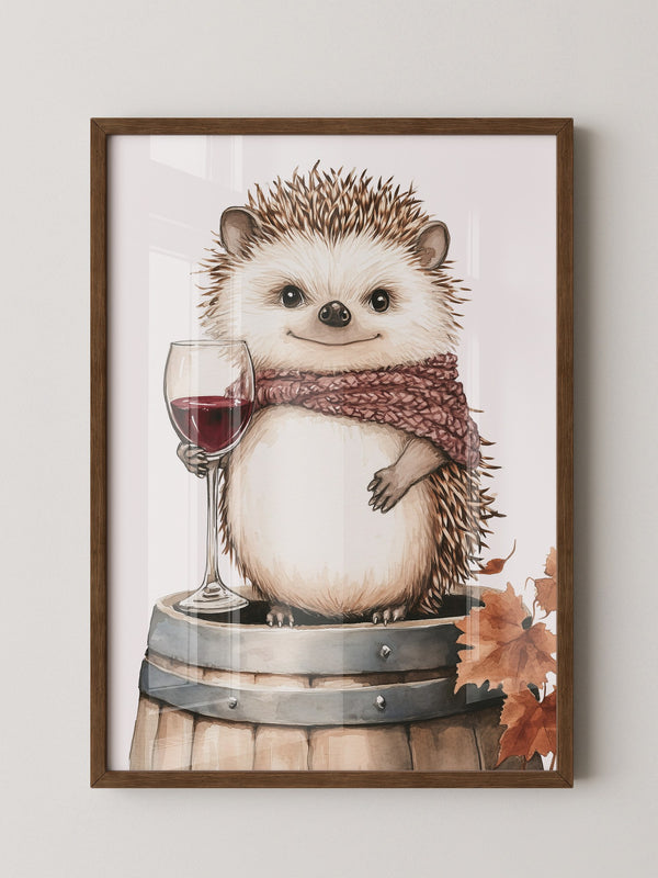 Igel Wein Herbststimmung