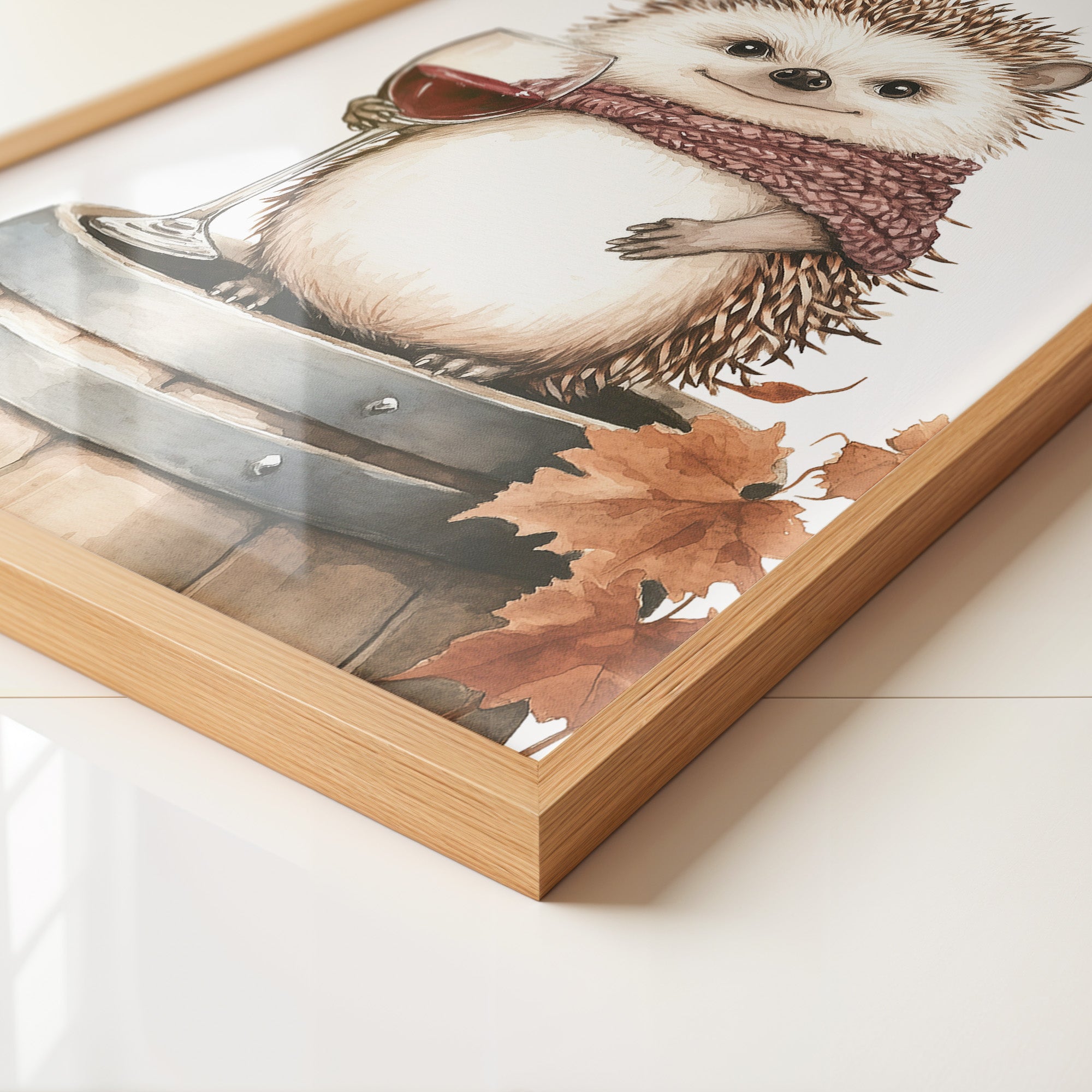 Igel Wein Herbststimmung