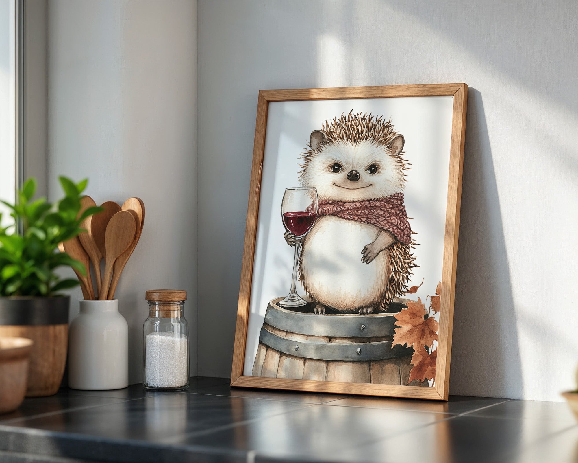 Igel Wein Herbststimmung