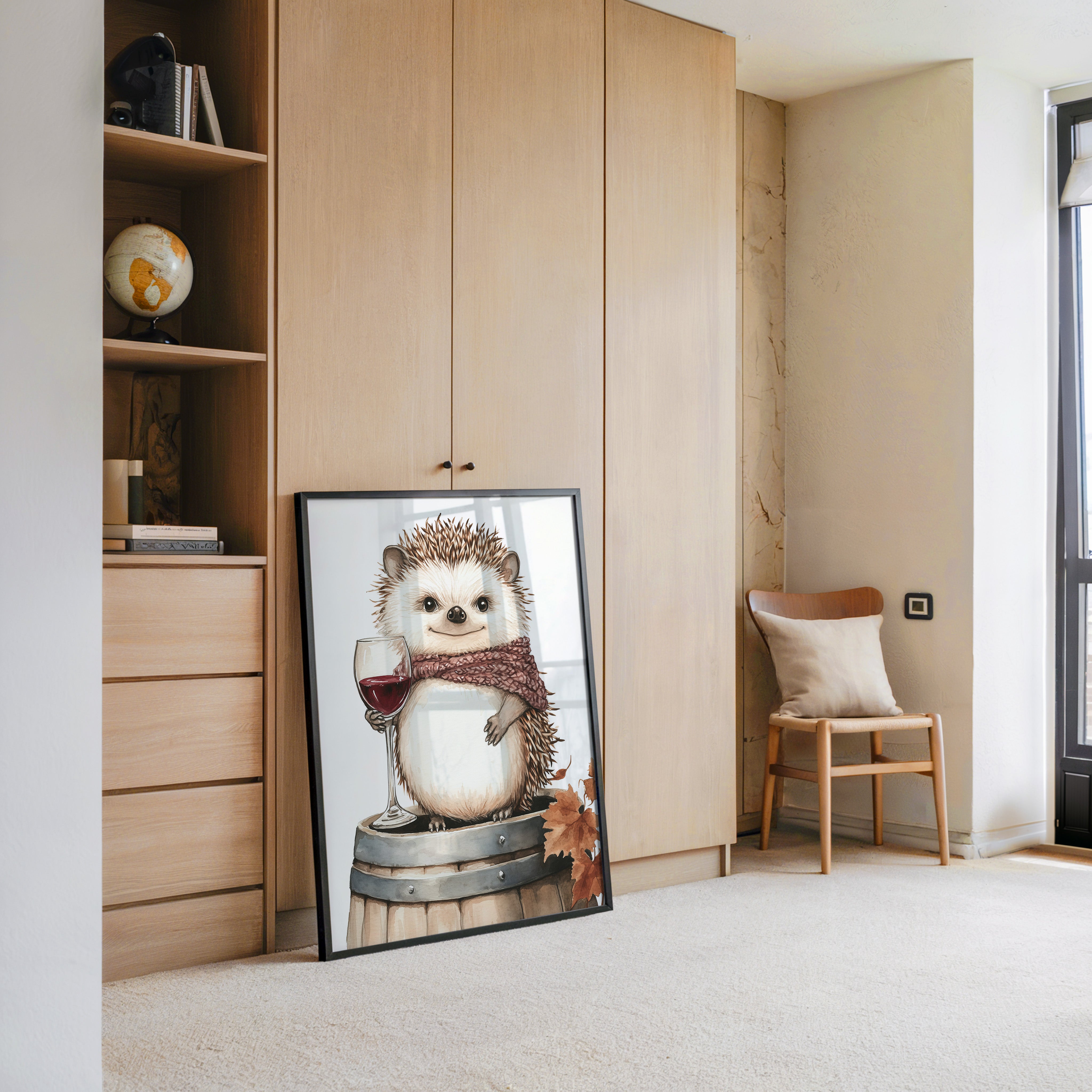 Igel Wein Herbststimmung