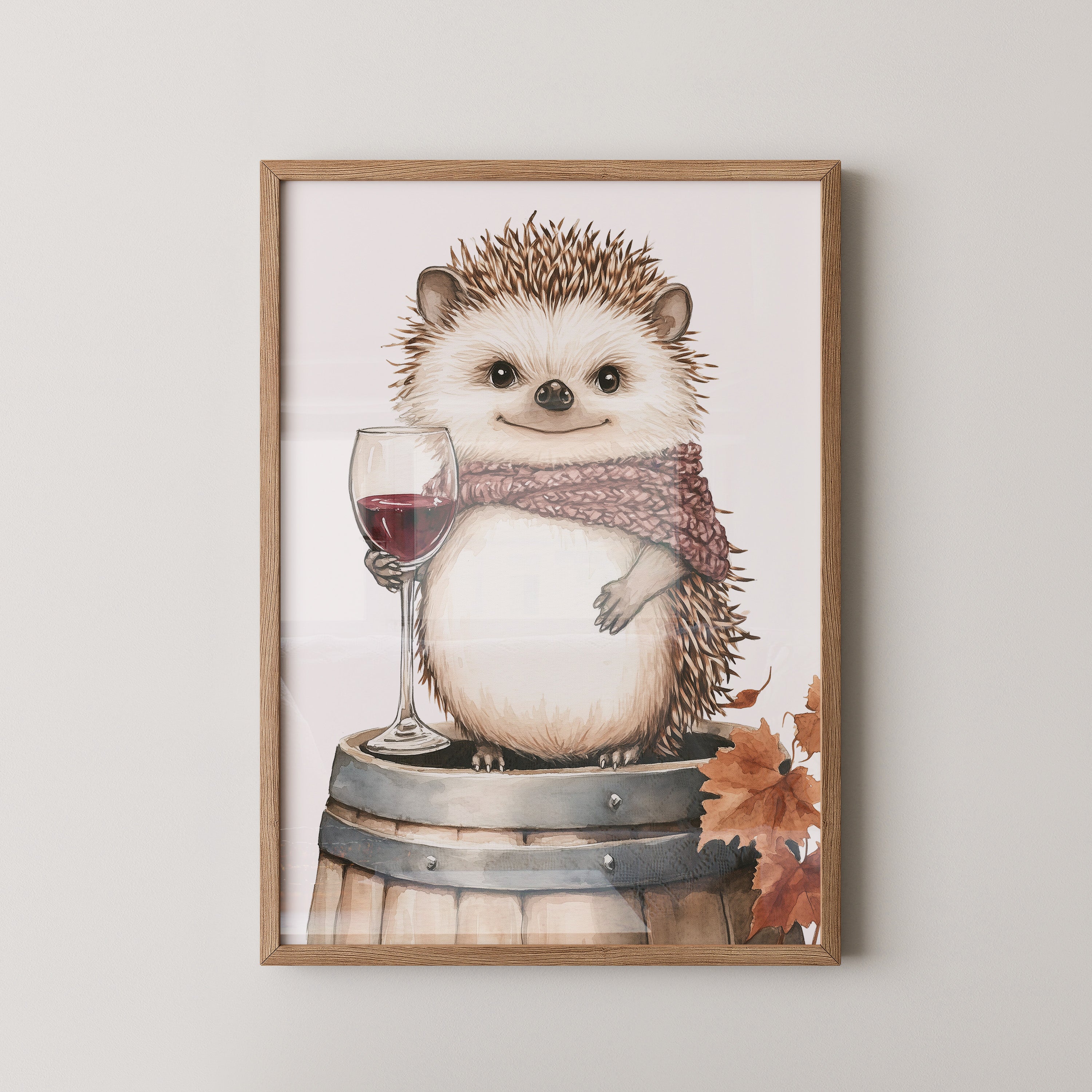 Igel Wein Herbststimmung