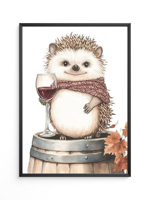Igel Wein Herbststimmung