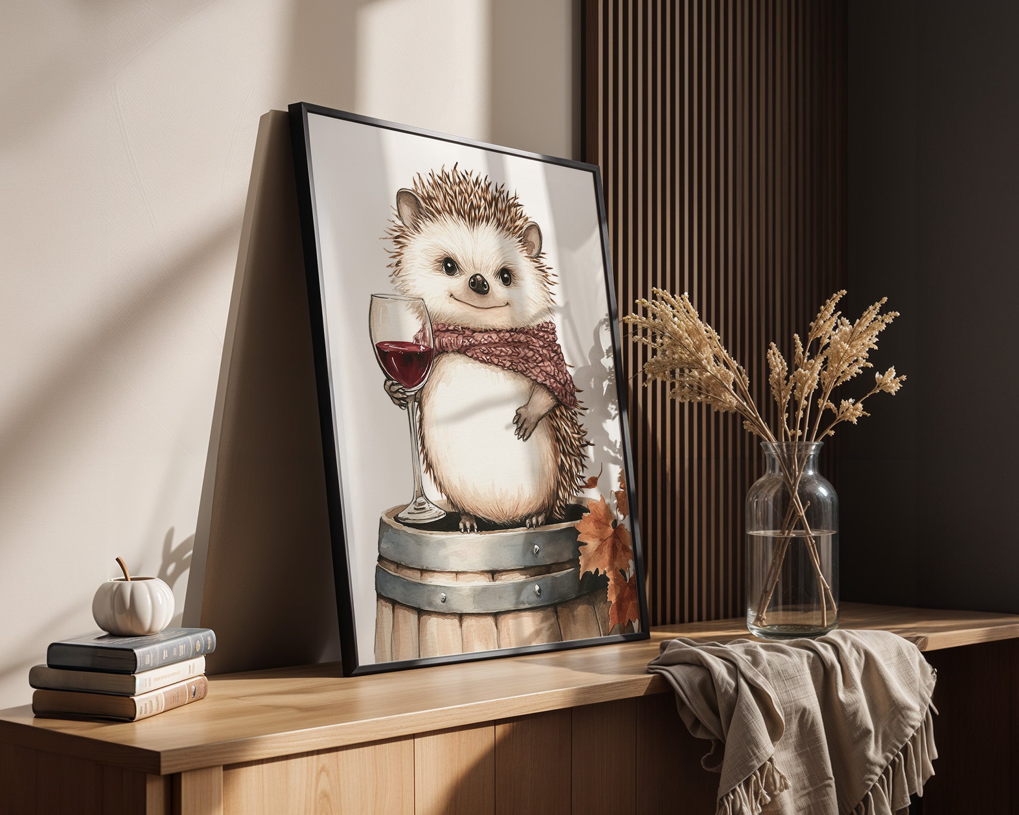 Igel Wein Herbststimmung