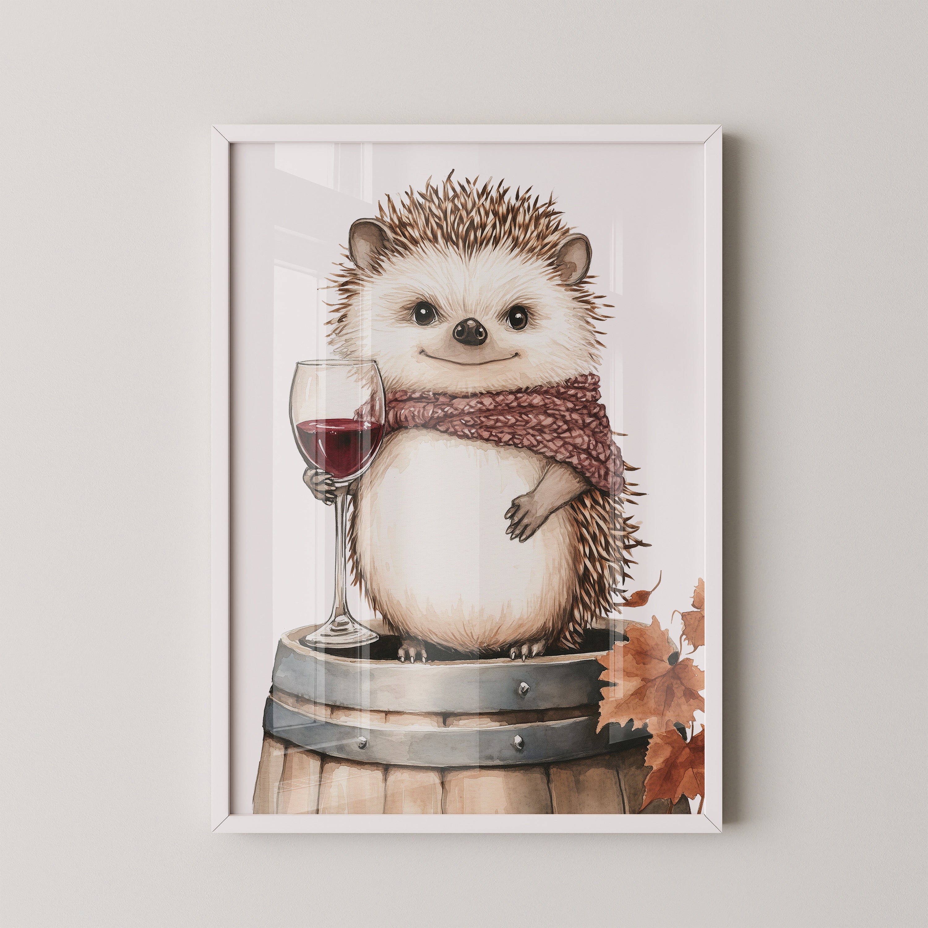 Igel Wein Herbststimmung