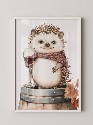 Igel Wein Herbststimmung