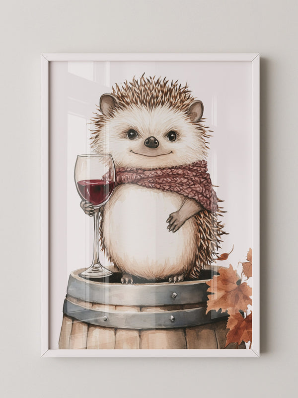 Igel Wein Herbststimmung