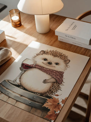 Igel Wein Herbststimmung