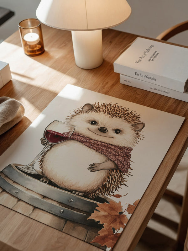 Igel Wein Herbststimmung