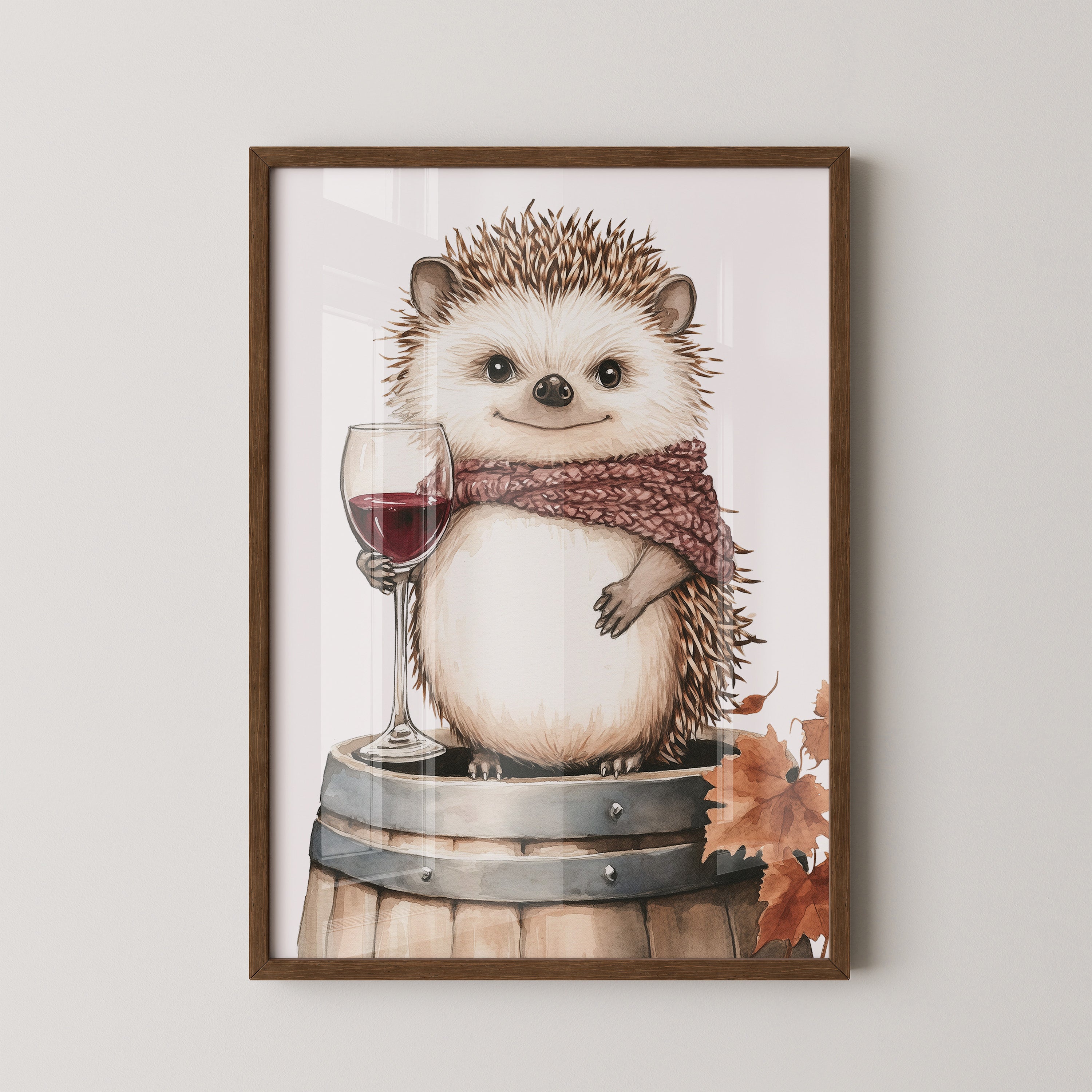 Igel Wein Herbststimmung