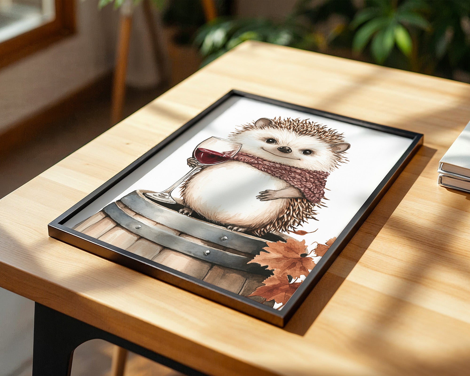 Igel Wein Herbststimmung