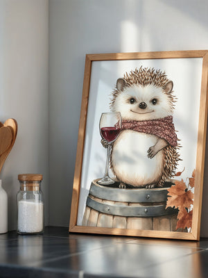 Igel Wein Herbststimmung