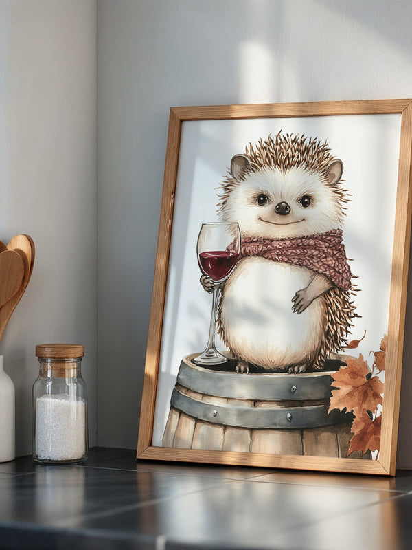 Igel Wein Herbststimmung